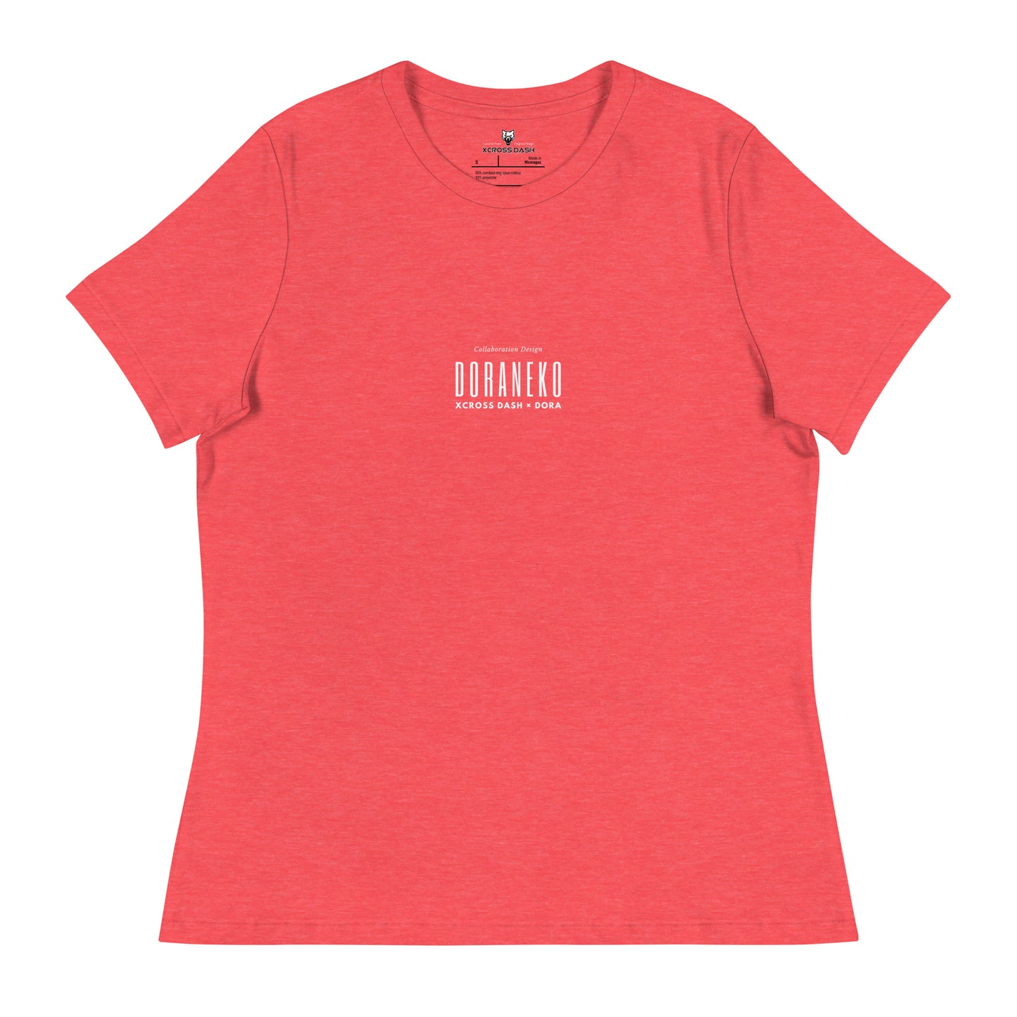XCROSS DASH×DORANEKO COLLAB DESIGN TYPE-A | Women's Relaxed T-Shirt | 14colors
