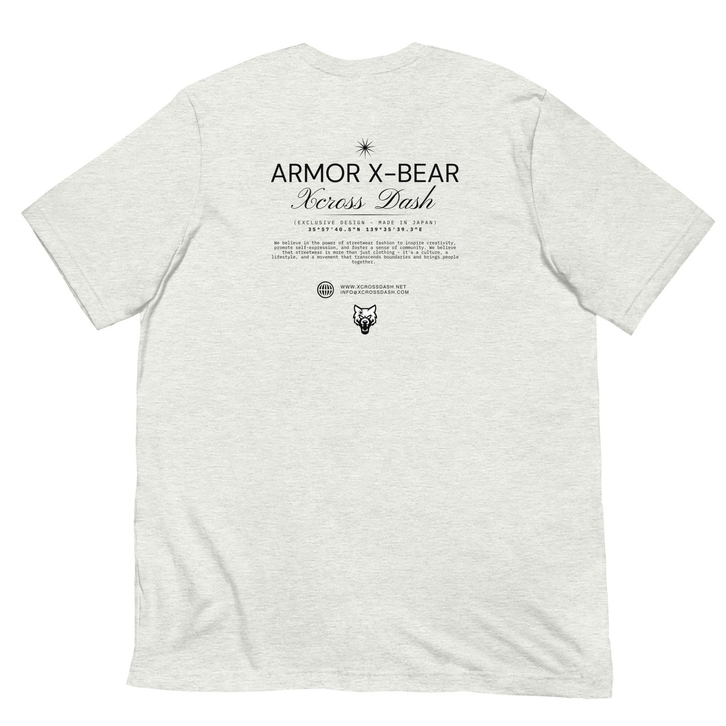 ARMOR X-BEAR LIMITED DESIGN LOGOTYPE | Unisex t-shirt | 19colors