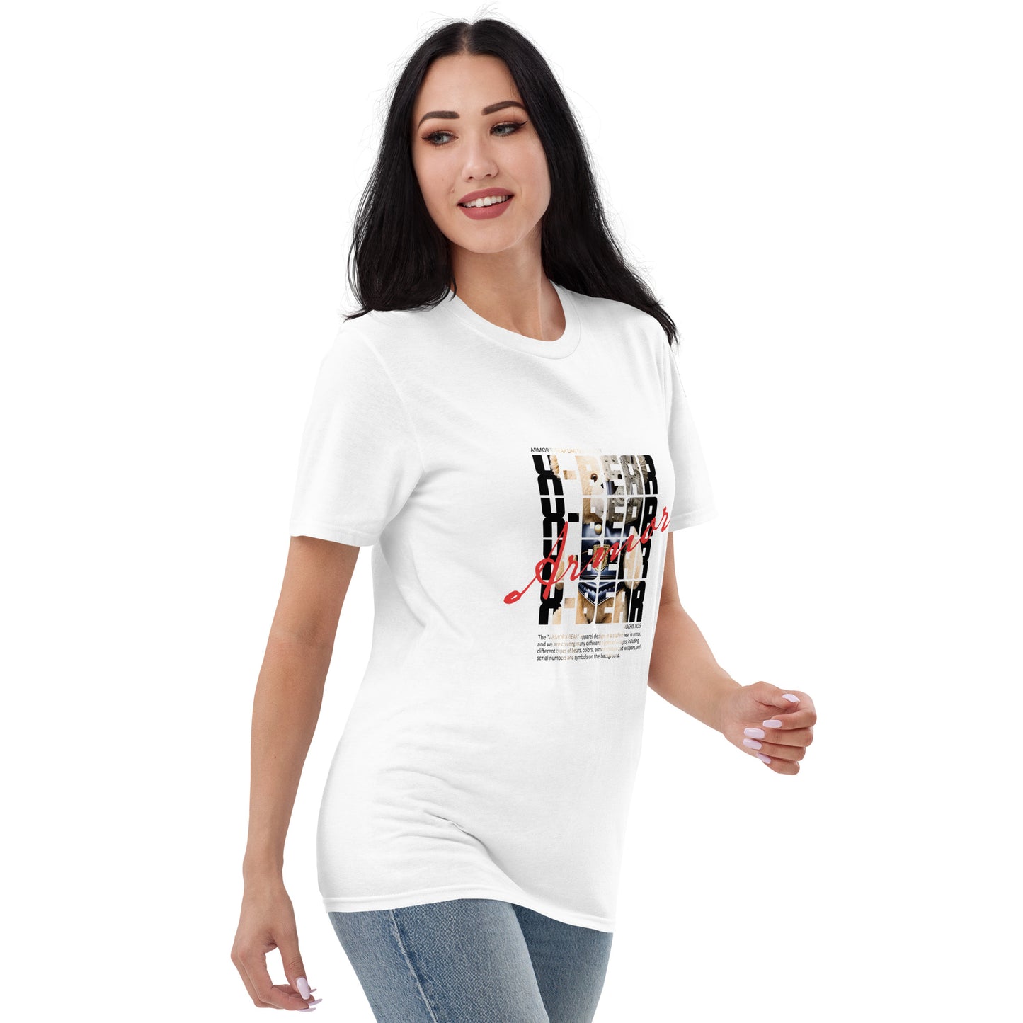 ARMOR X-BEAR LIMITED DESIGN MACHIN NO.9 TYPE-E | Unisex Lightweight T-shirt | White