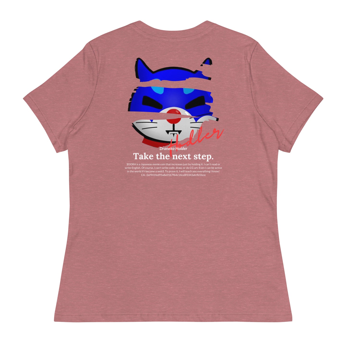 XCROSS DASH×DORANEKO COLLAB DESIGN TYPE-A | Women's Relaxed T-Shirt | 14colors
