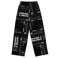 ARMOR X-BEAR ORIGINAL DESIGN | unisex wide-leg pants | Black