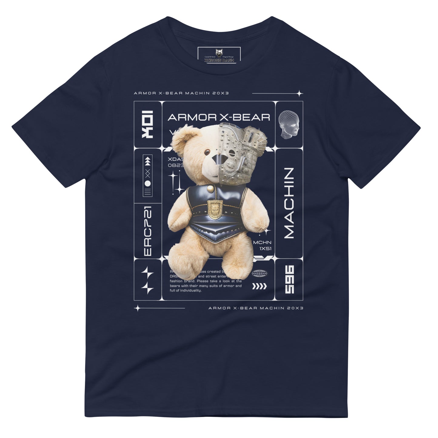ARMOR X-BEAR LIMITED DESIGN MACHIN NO.9 TYPE-D | Short-Sleeve T-Shirt | 5colors