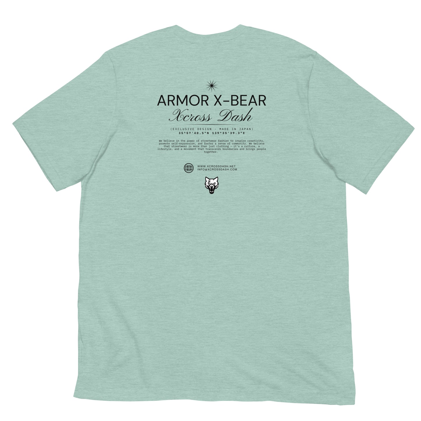 ARMOR X-BEAR LIMITED DESIGN LOGOTYPE | Unisex t-shirt | 19colors